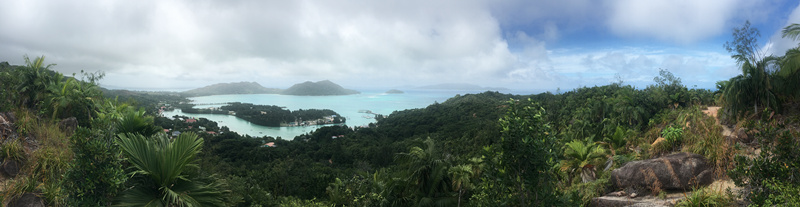 海椰子公园最高处的风景