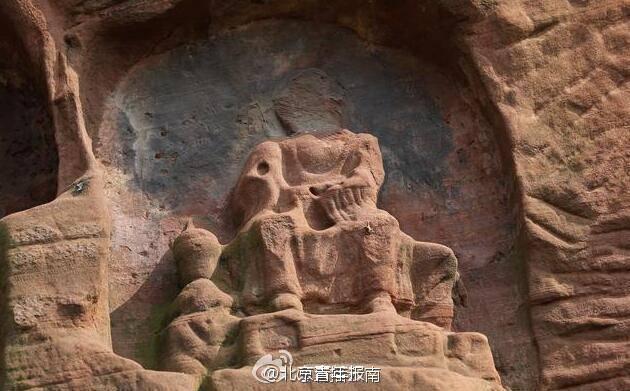 云南法华寺石窟被毁?文保局:非近期破坏(图)
