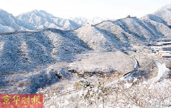 资料图：北京居庸关长征下的火车轨道都是在地面。